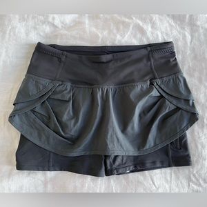 Lululemon Women's Black Tennis Skirt
